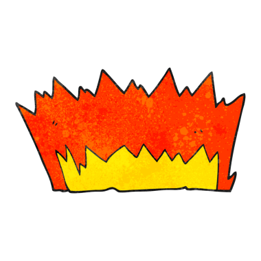 Bir insan tarafından çizilmiş el yapımı çizgi film patlaması.