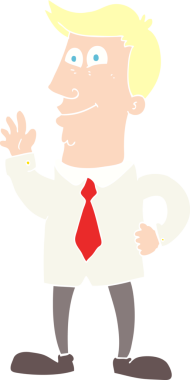 Bir insan tarafından çizilen sallanan adamın düz renk çizimi