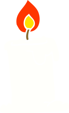 Bir insan tarafından çizilmiş karalama mumu.