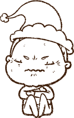 Bir insan tarafından çizilen neşeli kadın kömürü.