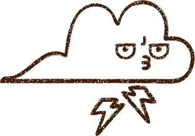 Bir insan tarafından çizilen Gök Gürültüsü Kömürü