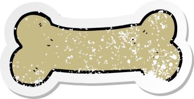 Bir insan tarafından çizilmiş bir köpek bisküvisi.