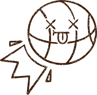 Bir insan tarafından çizilen Basket Topu Kömürü