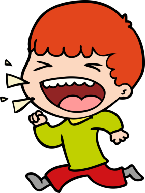 Bir insan tarafından çizilmiş gülen adam.