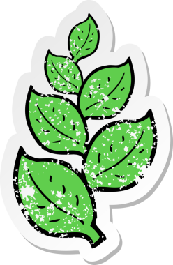 Bir insan tarafından çizilmiş bir çizgi filmin gerilimli çıkartması.