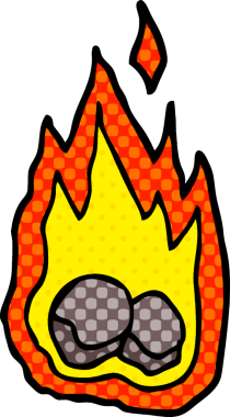 Bir insan tarafından çizilmiş karalama kömürü.