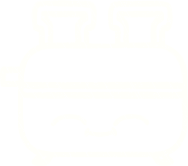 Bir insan tarafından çizilen tost makinesi tebeşiri