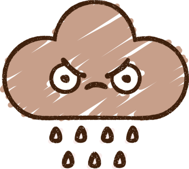 Bir insan tarafından çizilen Fırtına Bulutu Tebeşiri