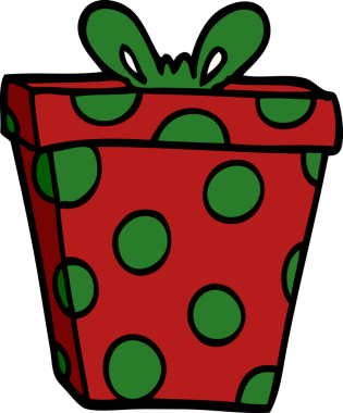 Bir insan tarafından çizilmiş karalama hediyesi.