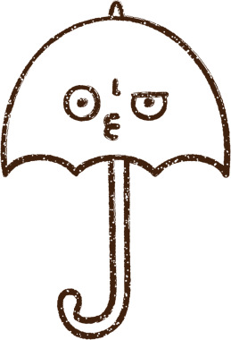 Bir insan tarafından çizilen Şemsiye Kömürü