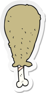 Bir insan tarafından çizilmiş tavuk budu.