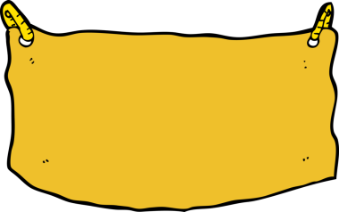 Bir insan tarafından çizilmiş karikatür bezi afişi