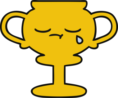 Bir insan tarafından çizilmiş sevimli bir kupa karikatürü.