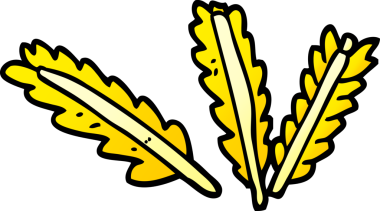 bir insan tarafından çizilmiş mısırın karalama kulakları