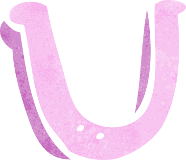 Bir insan tarafından çizilmiş U harfi.