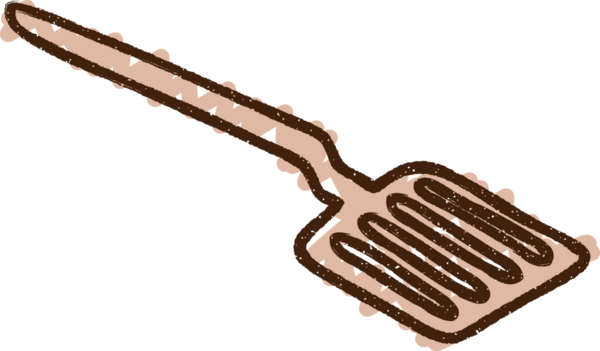 Bir insan tarafından çizilen Spatula Tebeşiri