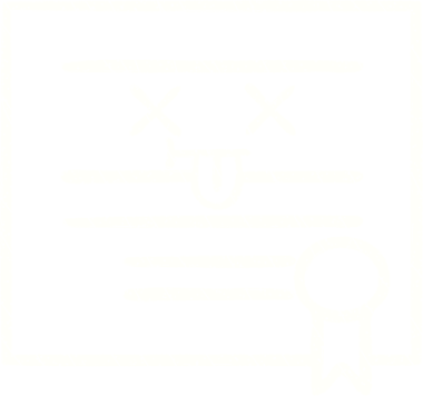 Bir insan tarafından çizilmiş Sertifika Tebeşiri