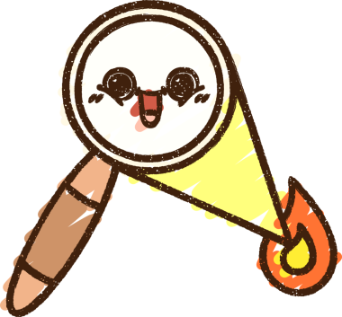 Bir insan tarafından çizilen Yanan Spyglass Tebeşiri