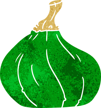 İnsan eliyle çizilmiş bir kabak karalaması.