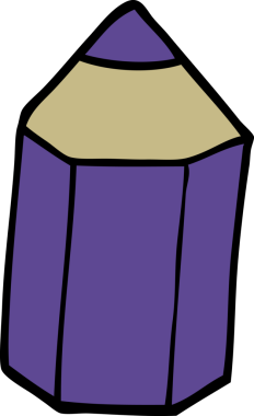 Bir insan tarafından çizilmiş karalama renkli kalem.