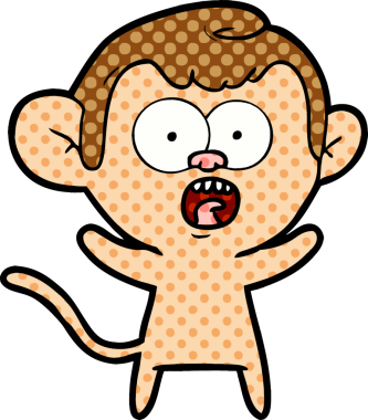 Bir insan tarafından çizilmiş bir karikatür.