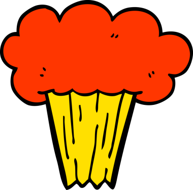 Bir insan tarafından çizilmiş havuçlu kek karalaması.