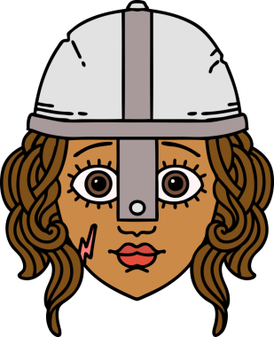 Retro Dövme Tarzı İnsan Dövüşçüsü Bir insan tarafından çizildi