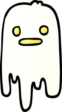 Bir insan tarafından çizilmiş vektör eğimli çizim karikatürü.