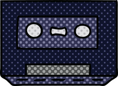 Bir insan tarafından çizilmiş eski bir kaset karalaması.