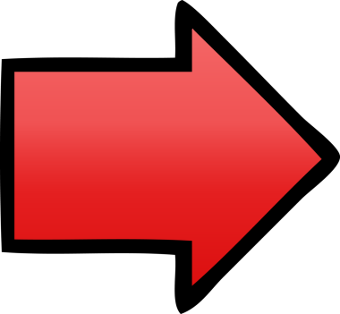 Bir insan tarafından çizilmiş ok sembolünün gölgelenmiş çizimi