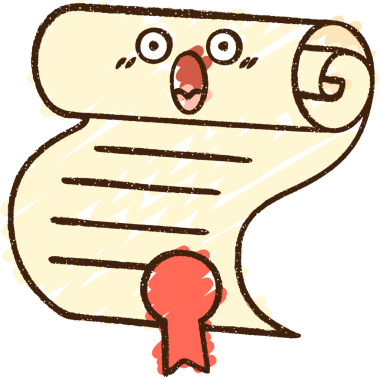 Bir insan tarafından çizilen Önemli Belge Tebeşiri