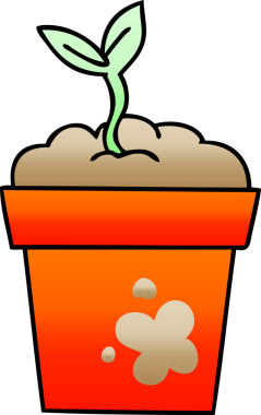 bir insan tarafından çizilmiş gölgelenmiş garip karikatür tohumu