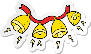 Bir insan tarafından çizilmiş bir karikatür cıngırağı.