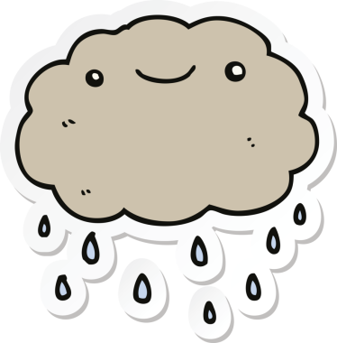 Bir insan tarafından çizilmiş bir karikatür bulutunun etiketi