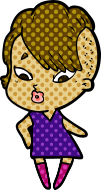 Bir insan tarafından çizilmiş bir karikatür.