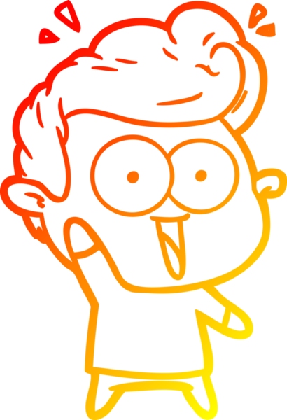 İnsan tarafından çizilmiş bir çizgi film karakteri.