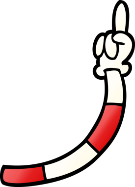 karikatür karalama retro el hareketleri bir insan tarafından çizildi