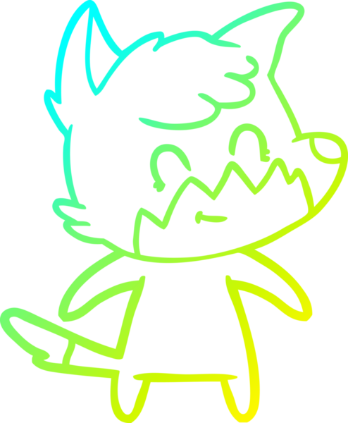 Bir insan tarafından çizilmiş soğuk hava çizgisi.