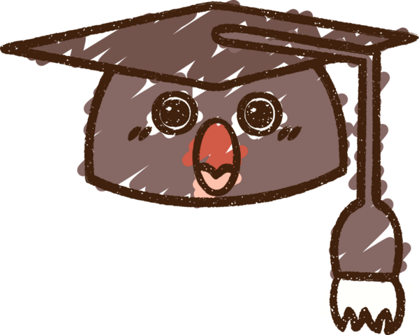 Mezuniyet Şapka Tebeşiri Bir insan tarafından çizilmiş