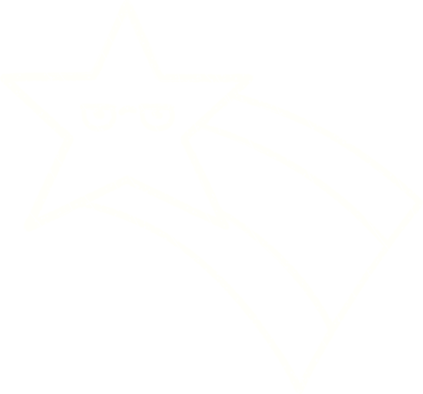 Bir insan tarafından çizilen Kayan Yıldız Tebeşiri