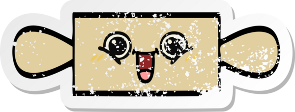 Bir insanın çizdiği yuvarlak bir karikatür iğnesinin sıkıntılı çıkartması.