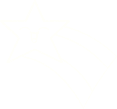 Bir insan tarafından çizilen Gökkuşağı Yıldızı Tebeşiri