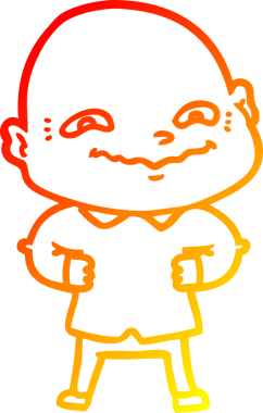 Bir insan tarafından çizilmiş ürkütücü bir çizgi film çizimi.