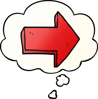 Bir insan tarafından çizilmiş, düşünce baloncuklu çizgi film.