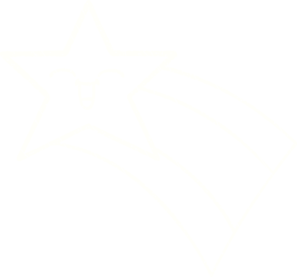 Bir insan tarafından çizilen Gökkuşağı Yıldızı Tebeşiri