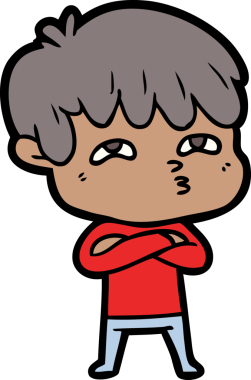 Bir insan tarafından çizilmiş garip bir adam.