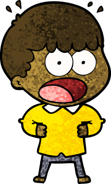 Bir insan tarafından çizilmiş bir karikatür.