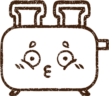 Bir insan tarafından çizilmiş tost makinesi kömürü.