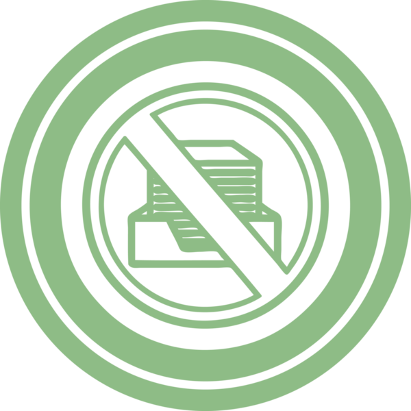 bir insan tarafından çizilmiş dairesel simgesiz ofis simgesi