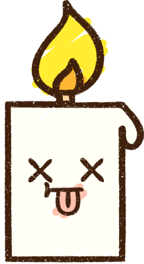 Bir insan tarafından çizilen Mum Tebeşiri